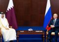 Putin and Qatari Emir meet, stressing ending tensions in the Middle East