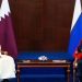 Putin and Qatari Emir meet, stressing ending tensions in the Middle East