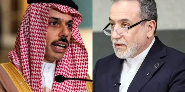 Saudi and Iranian foreign ministers meet to discuss easing tensions in the region