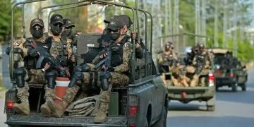 Security forces' operation in Balochistan; 5 terrorists, active under Indian patronage, killed.