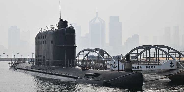 Test of a strategic missile from China's third-generation nuclear submarine