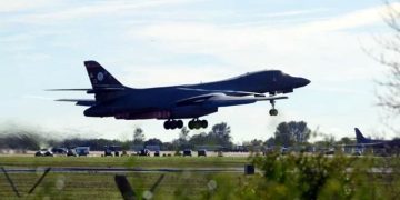The US has withdrawn B-1 bombers from a British military base due to the threat of attacks.