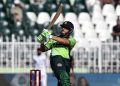 Tri-nation series Pakistan batting against Sri Lanka