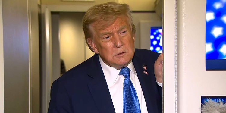 Trump ruled out the possibility of deploying American troops in Iran or launching a nuclear attack.