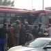 Two Metro buses collide in Lahore; 10 passengers injured.