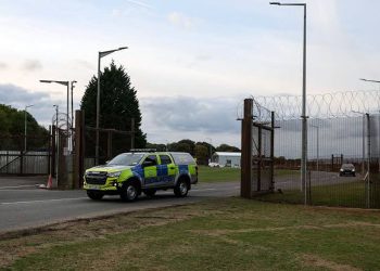 Two people arrested for entering a US airbase in the UK.