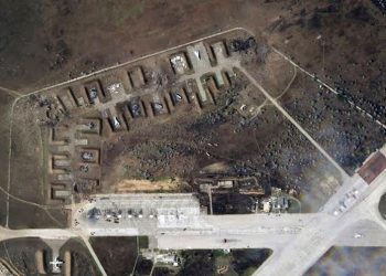 What is happening at Russia's airbases