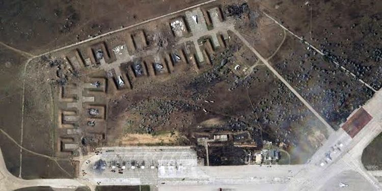 What is happening at Russia's airbases