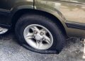 Why does a car tire suddenly burst
