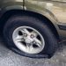 Why does a car tire suddenly burst
